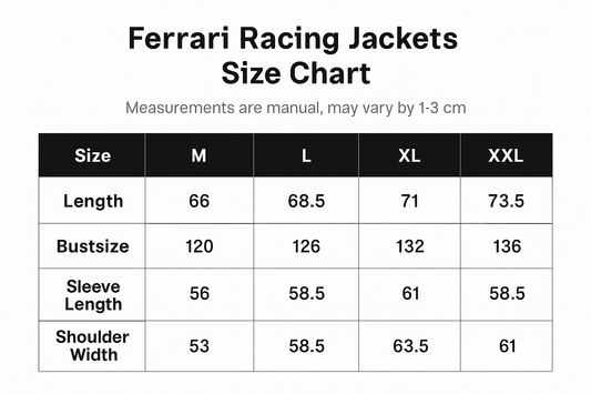 White Ferrari F1 Racing Jacket